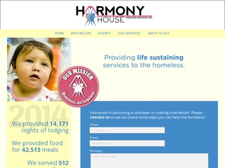 Harmony House Homeless